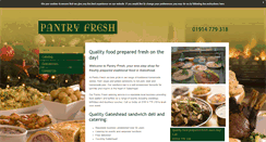 Desktop Screenshot of pantryfreshcatering.co.uk